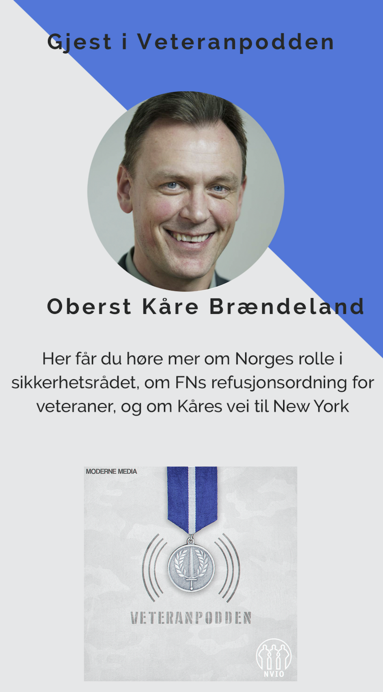 Ny episode i Veteranpodden