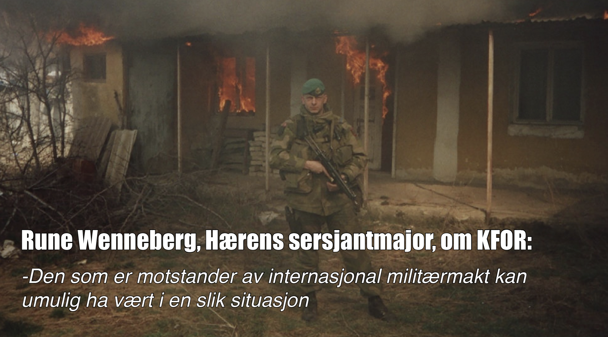 KFOR, NATO og etnisk hat