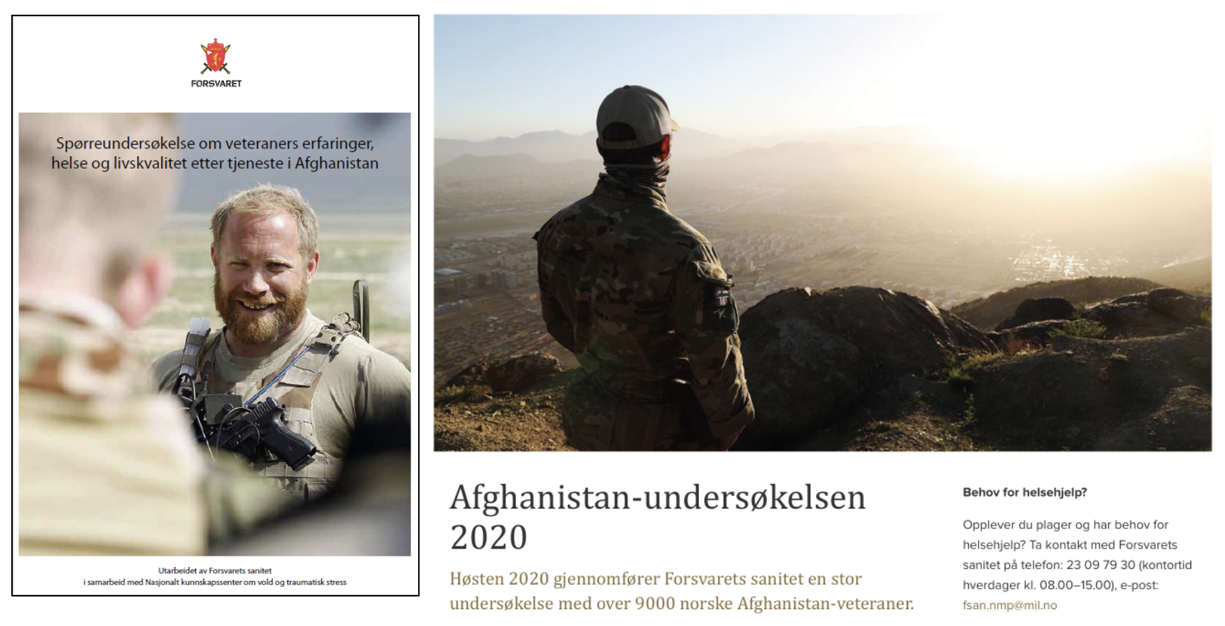 Har du hatt tjeneste i Afghanistan?