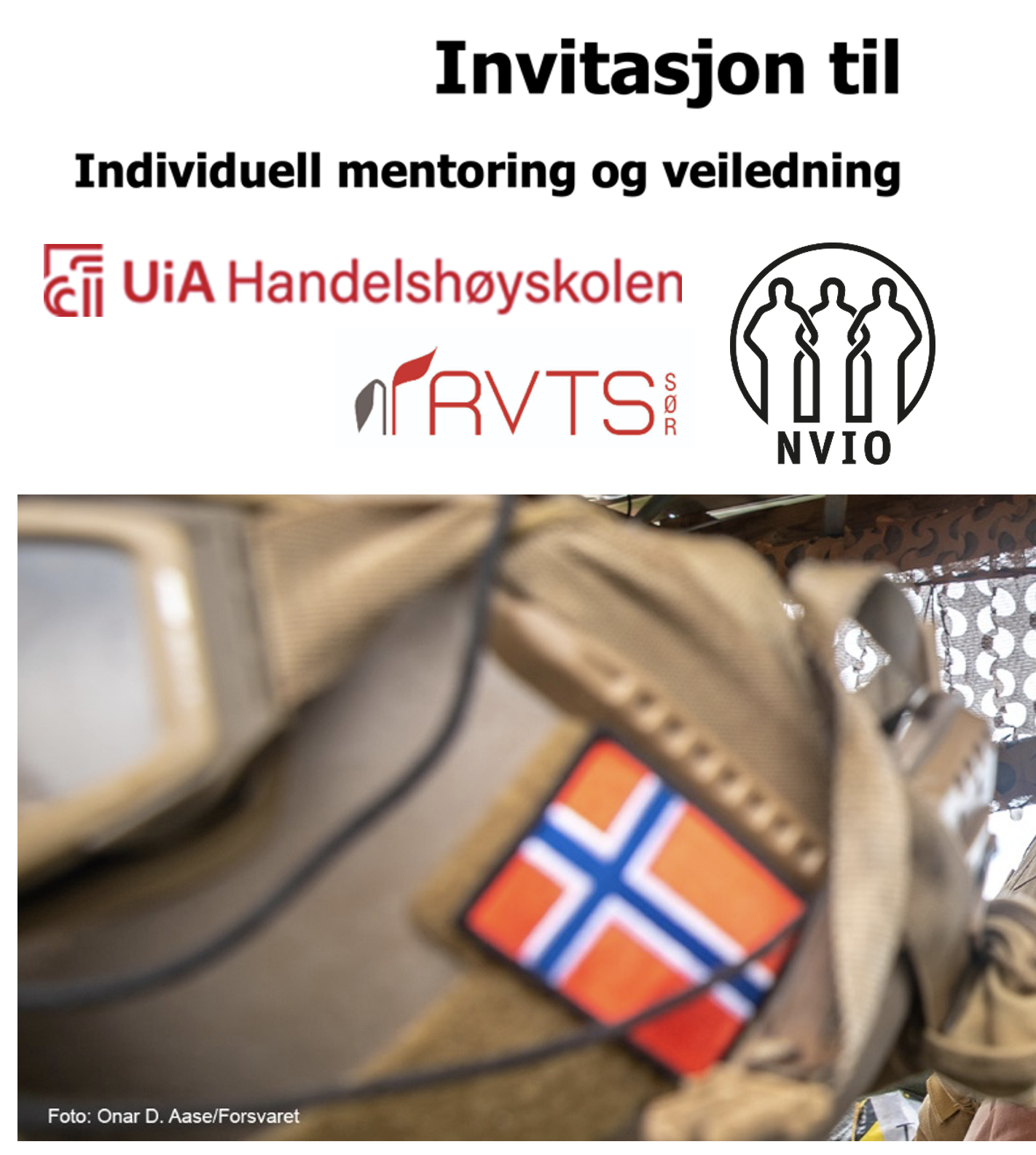 Invitasjon til mentor- og veilederprogram 